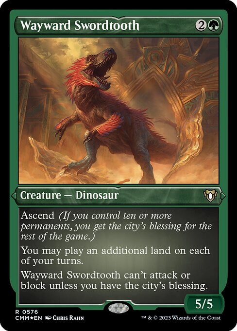 Wayward Swordtooth 576