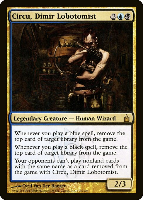 Circu, Dimir Lobotomist 196