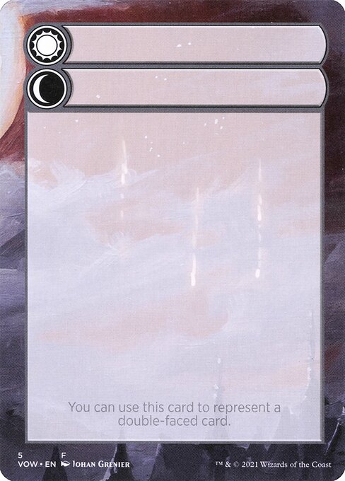 Double-Faced Substitute Card 5