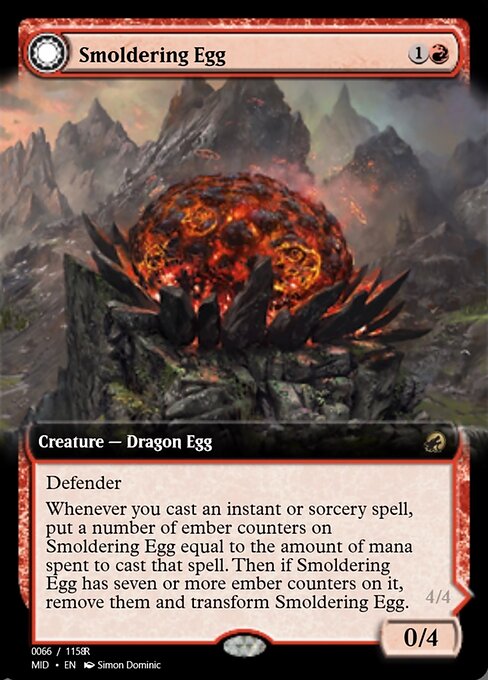 Smoldering Egg // Ashmouth Dragon 94012