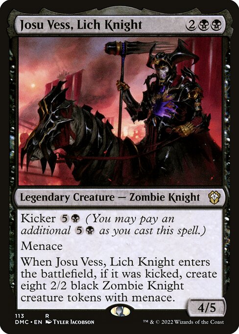 Josu Vess, Lich Knight 113