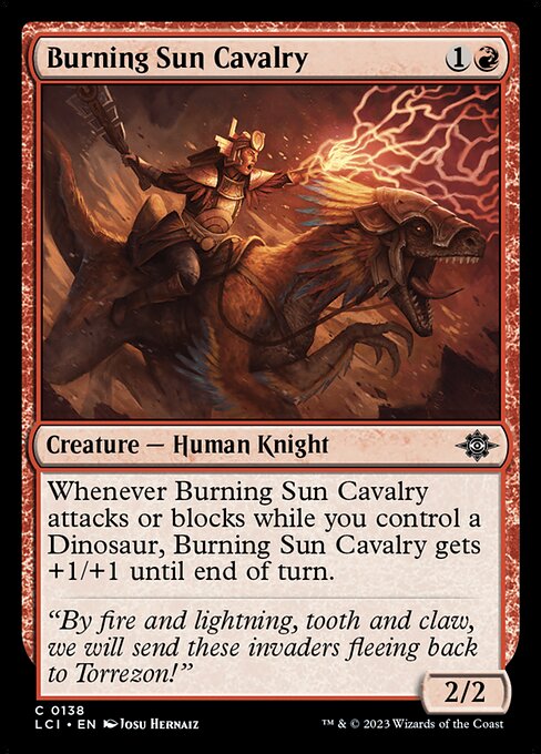 Burning Sun Cavalry 138