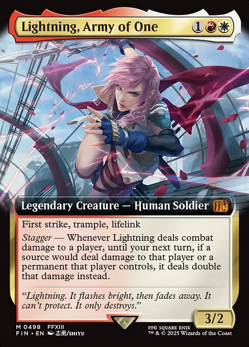 Lightning, Army of One 498