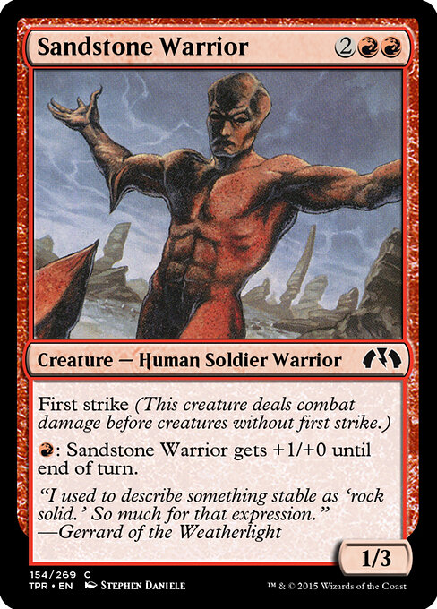 Sandstone Warrior 154