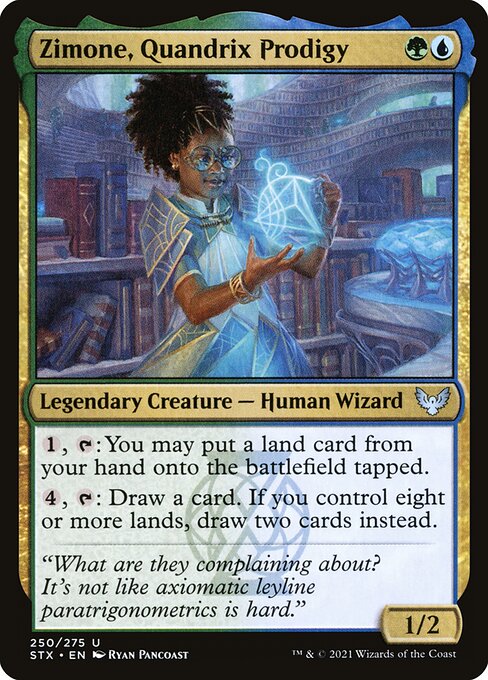 Zimone, Quandrix Prodigy 250