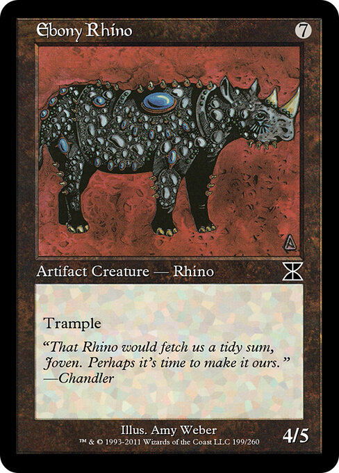 Ebony Rhino 199