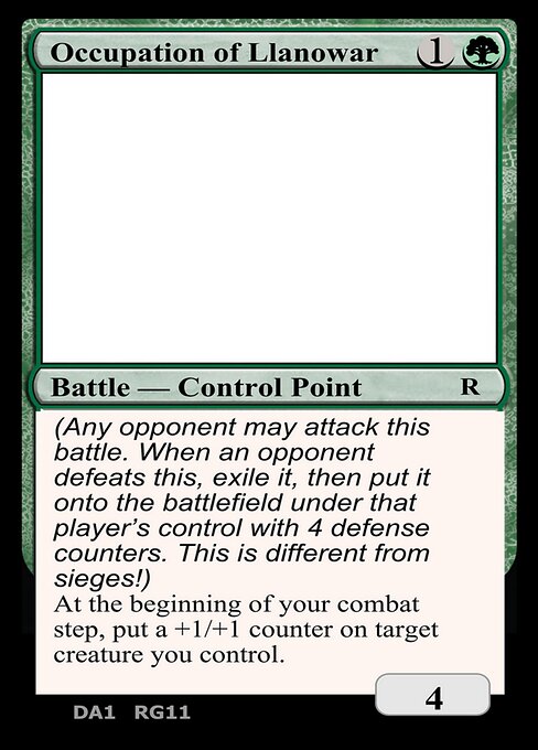 Occupation of Llanowar RG11