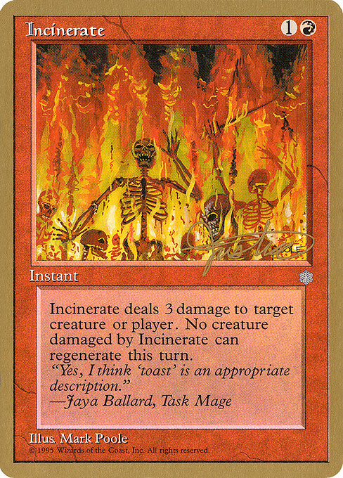 Incinerate mj194