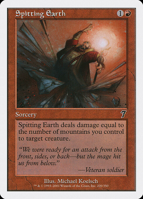 Spitting Earth 220