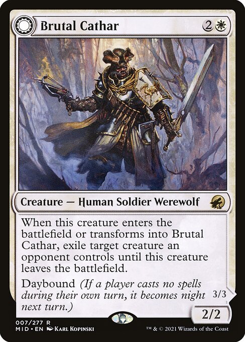 Brutal Cathar // Moonrage Brute 7
