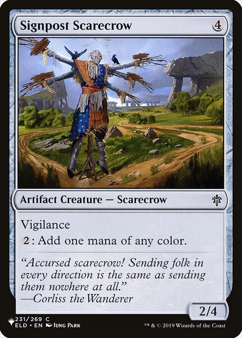Signpost Scarecrow ELD-231