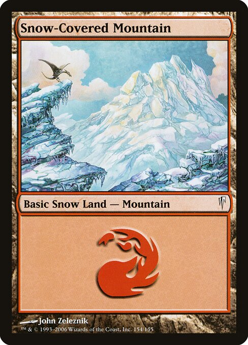 Snow-Covered Mountain 154