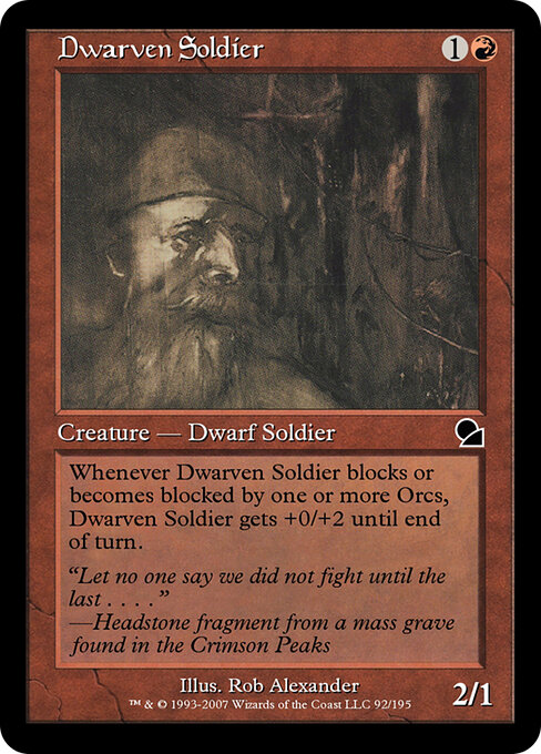 Dwarven Soldier 92