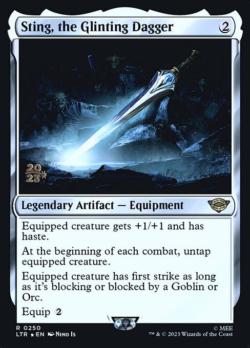 Sting, the Glinting Dagger 250s