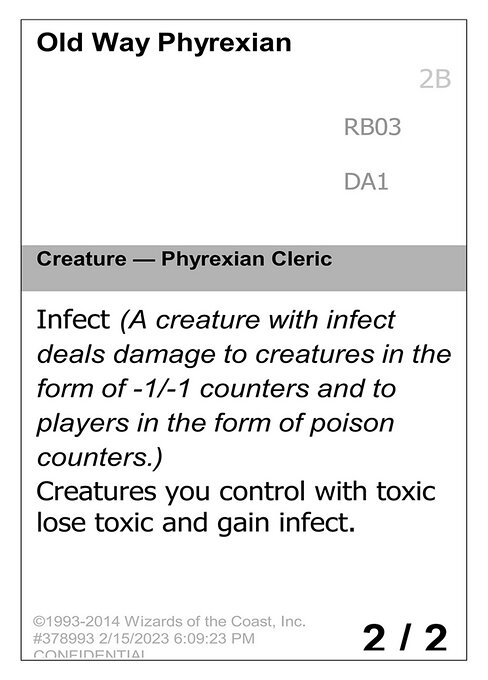 Old Way Phyrexian RB03d