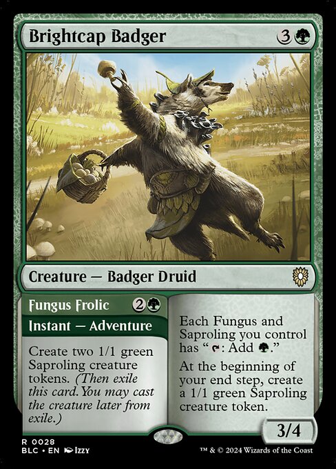Brightcap Badger // Fungus Frolic 28