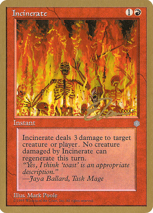 Incinerate et194