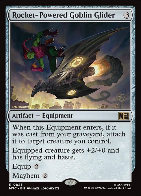 Rocket-Powered Goblin Glider 825
