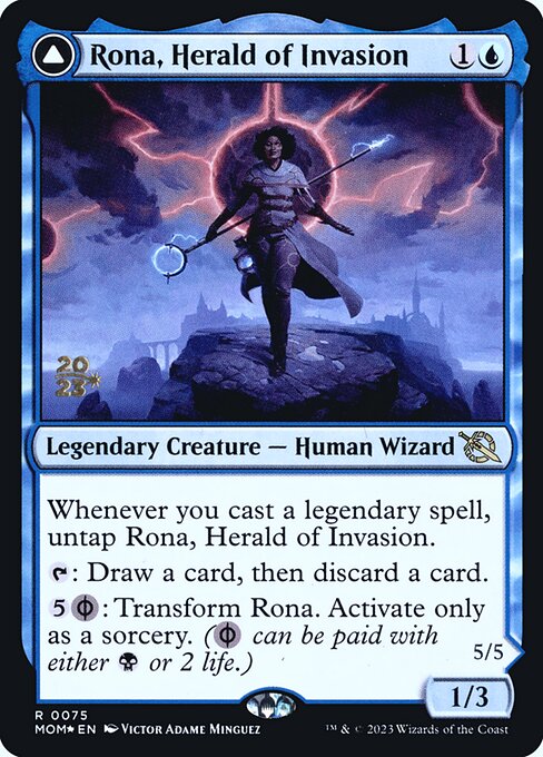 Rona, Herald of Invasion // Rona, Tolarian Obliterator 75s