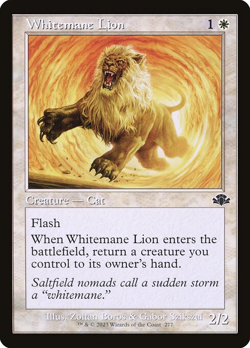 Whitemane Lion 277