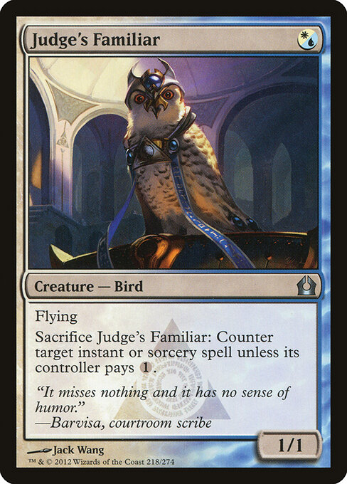 Judge's Familiar 218