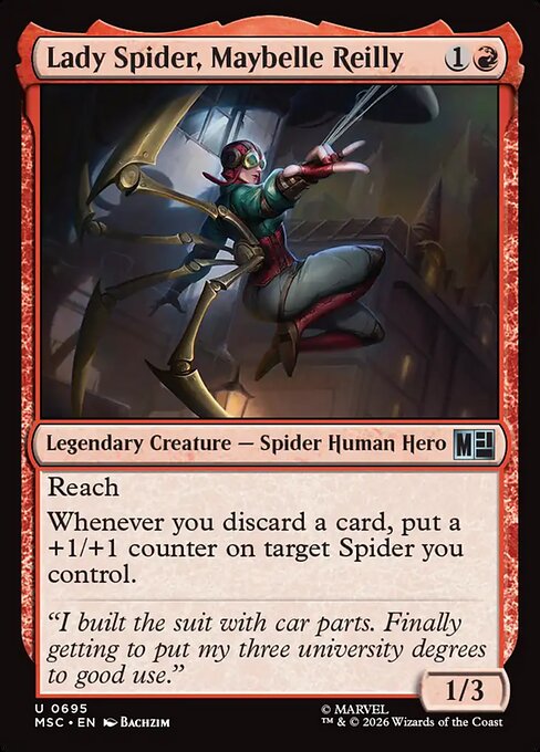 Lady Spider, Maybelle Reilly 695