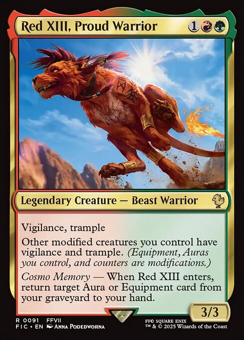 Red XIII, Proud Warrior 91