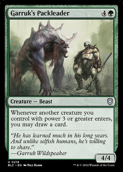 Garruk's Packleader 218