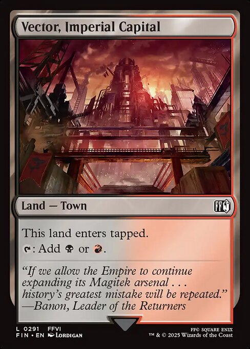 Vector, Imperial Capital 291
