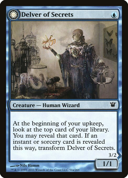 Delver of Secrets // Insectile Aberration 51