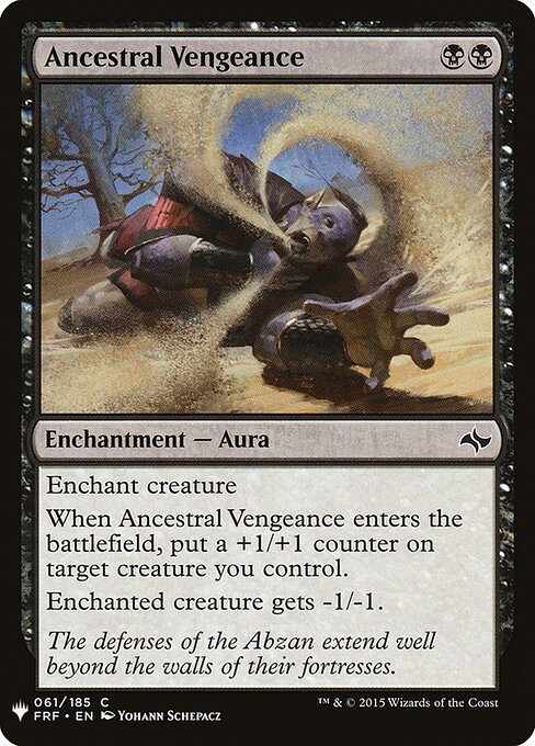 Ancestral Vengeance FRF-61