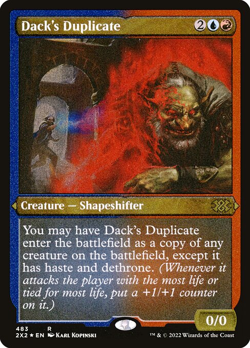 Dack's Duplicate 483