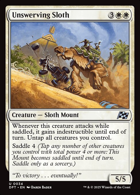 Unswerving Sloth 34