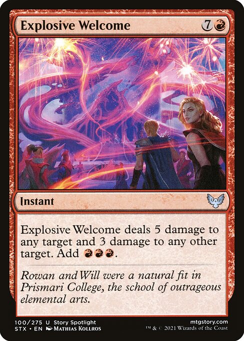 Explosive Welcome 100