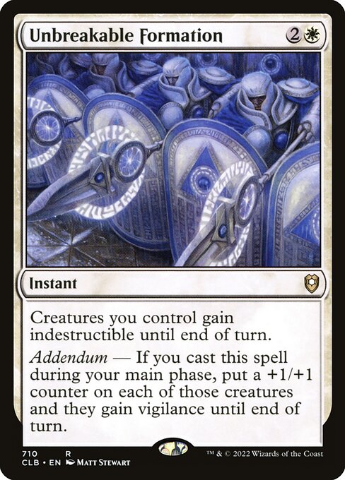 Unbreakable Formation 710