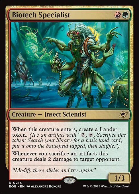 Biotech Specialist 214