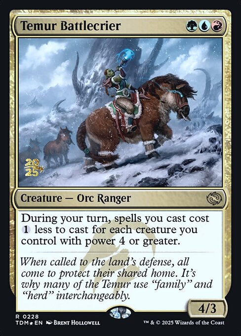 Temur Battlecrier 228s