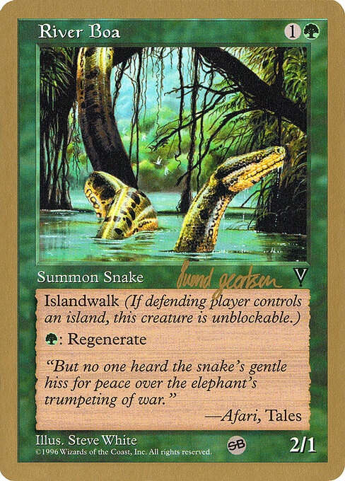 River Boa sg118sb