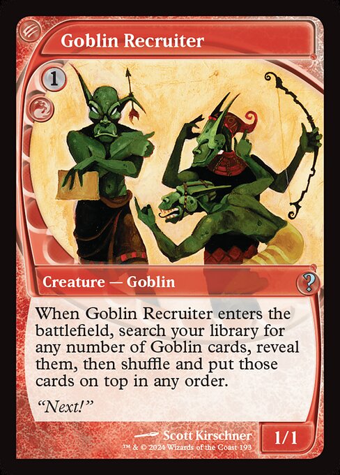 Goblin Recruiter 193