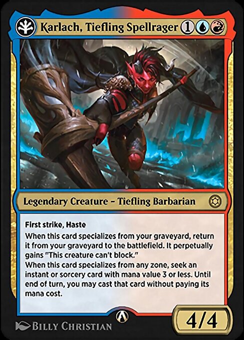 Karlach, Tiefling Spellrager 14u