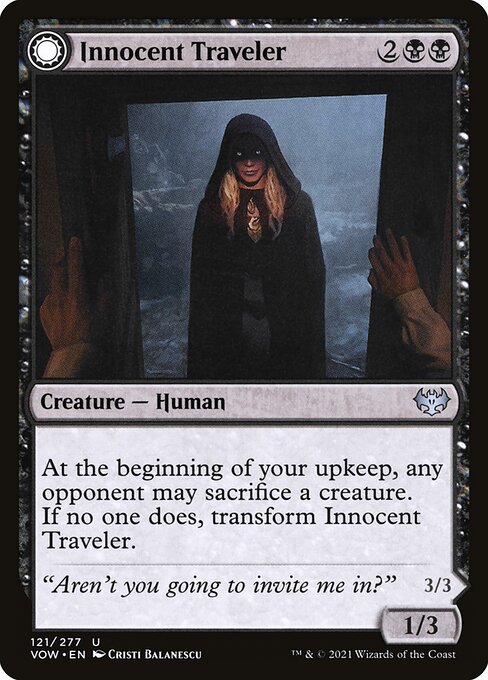 Innocent Traveler // Malicious Invader 121