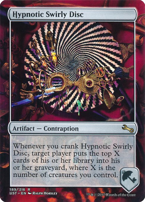 Hypnotic Swirly Disc 189