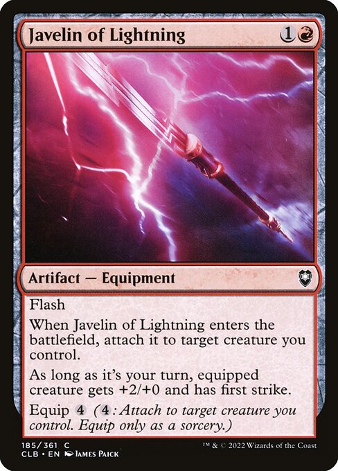 Javelin of Lightning 185