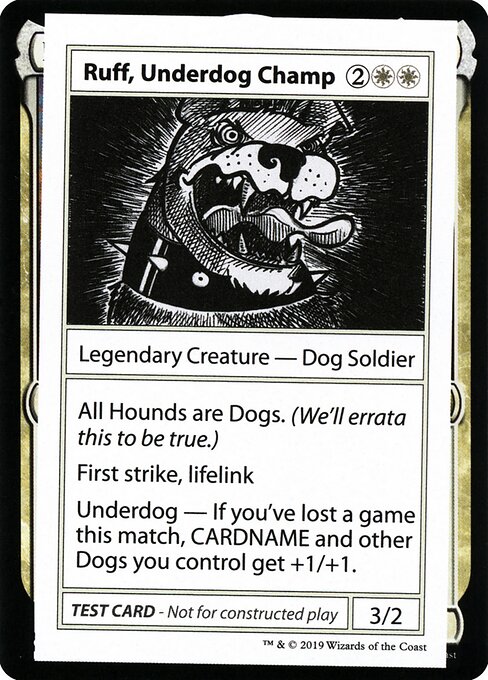 Ruff, Underdog Champ 10