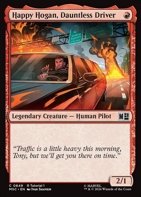 Happy Hogan, Dauntless Driver 849