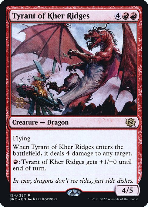Tyrant of Kher Ridges 154s