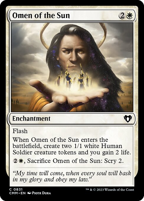 Omen of the Sun 831
