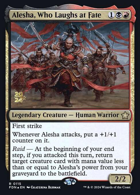 Alesha, Who Laughs at Fate 115s