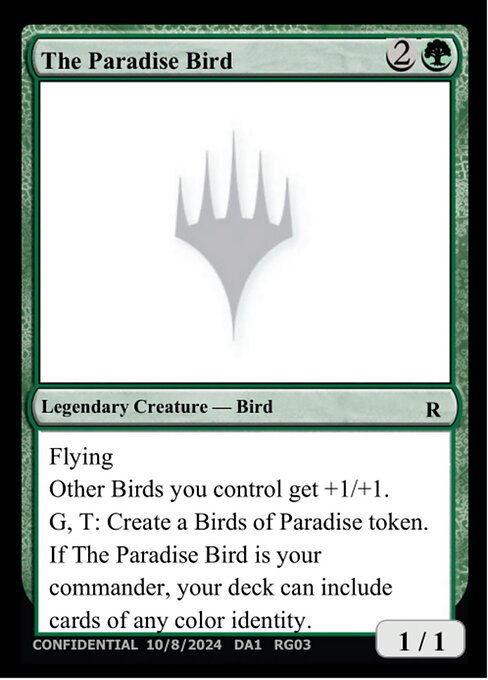 The Paradise Bird RG03f