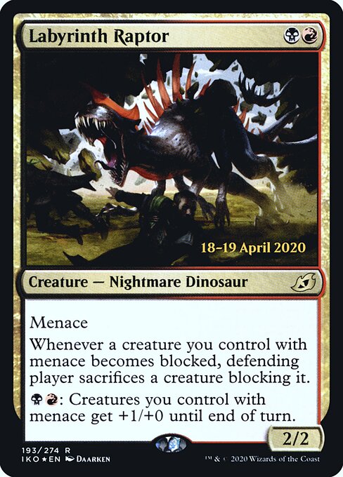 Labyrinth Raptor 193s